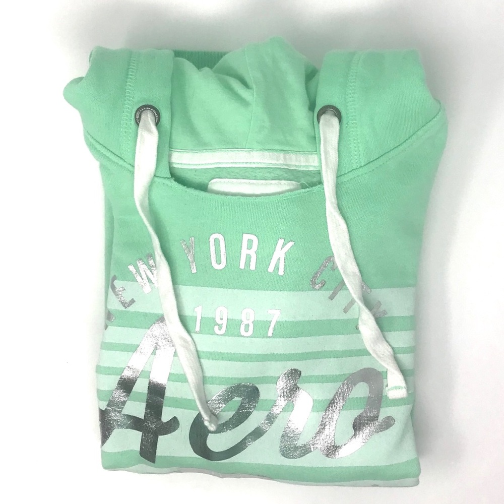 Aeropostale Mint Green Hoodie